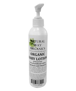 Organic Baby Lotion Unscented 8 oz. (237ml)